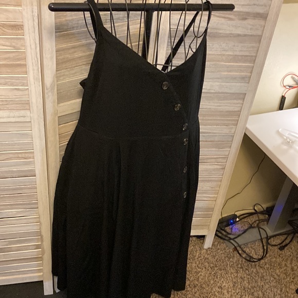 🆕❤️Torrid- Midi Challis Asymmetrical Button-Front Dress - Picture 7 of 15